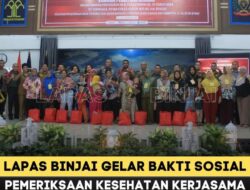 Lapas Binjai Gelar Bakti Sosial dan Pemeriksaan Kesehatan dalam Peringatan Hari Pengayoman Ke-79