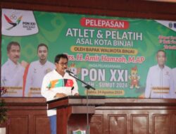 Walikota Binjai Lepas 54 Atlet dan 11 Pelatih Menuju PON XXI Aceh-Sumut 2024, Berikan Dukungan dan Apresiasi