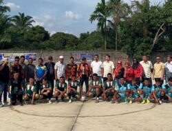 Ketua MPC Pemuda Pancasila Labuhanbatu Resmikan Turnamen Mini Soccer Piala Ketua Sapma