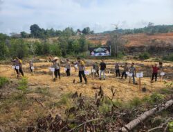 Polres Bangka Barat Laksanakan Penanaman Sejuta Pohon